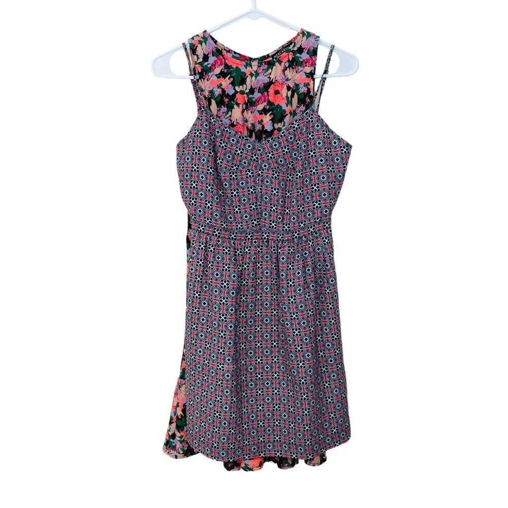 Lot of 2 J. Crew Dresses Size‎ 2 Floral Mini Sundress Pink Purple